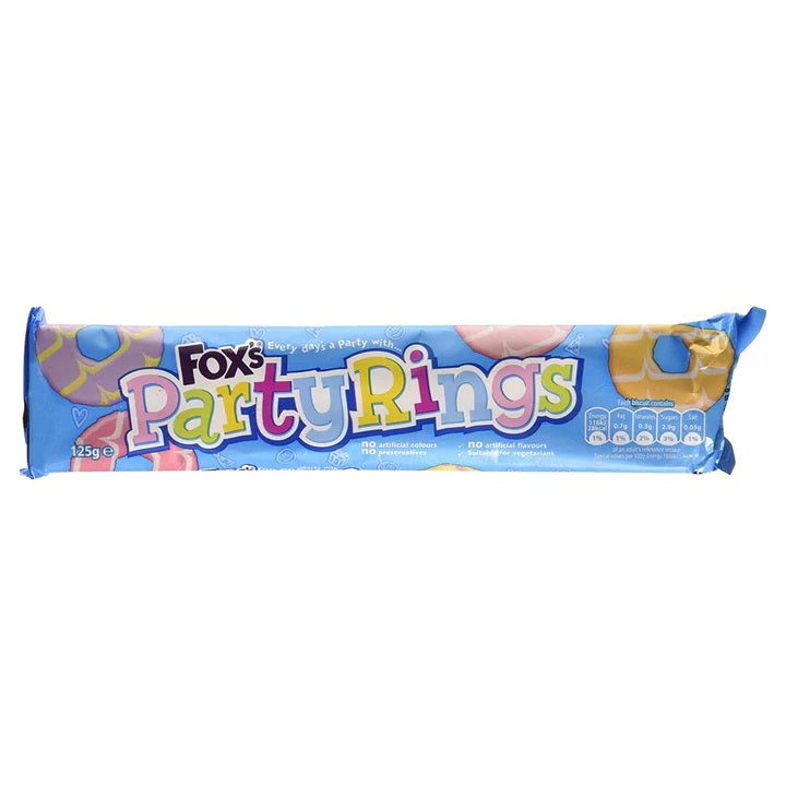 Party Rings's Fox's Party Rings 125g– British Food Supplies