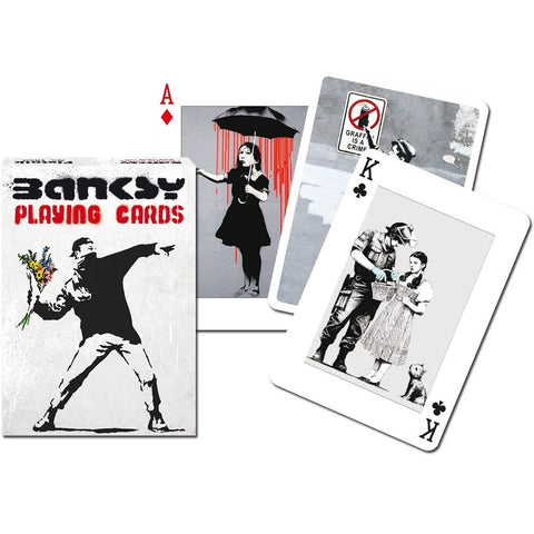 Gibson Banksy Playing Card