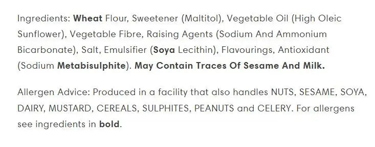 Gullon Sugar Free Maria Biscuits 400g