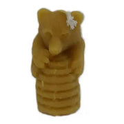 Heather Hills Handmade Bear Candles 7cm