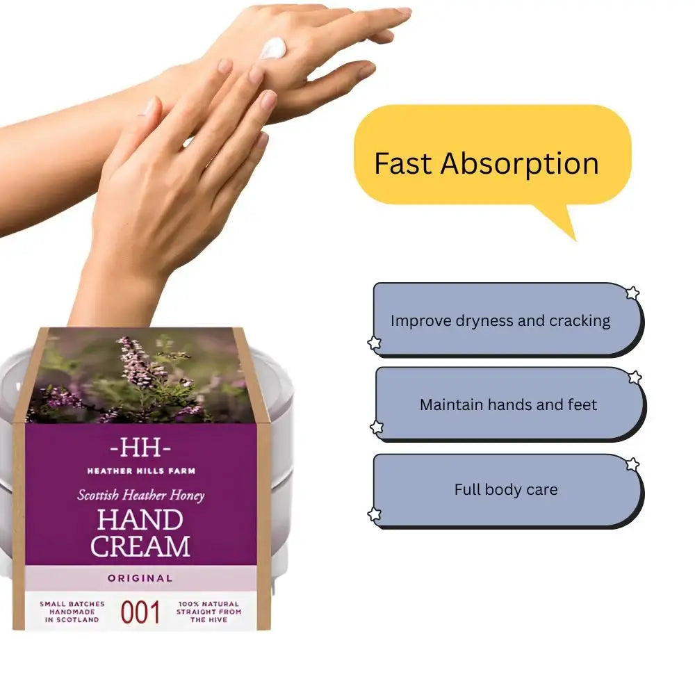 Heather Hills Scottish Heather Honey Hand Cream Original 50g