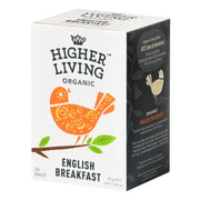 Higher Living Organic Tea - English Breakfast 45g (20 Teabags)