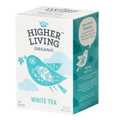 Higher Living Organic - White Tea 35g  (20 Teabags)