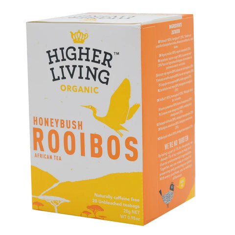 Higher Living Organic Tea - Rooibos Honeybush 28g (20 Teabags)