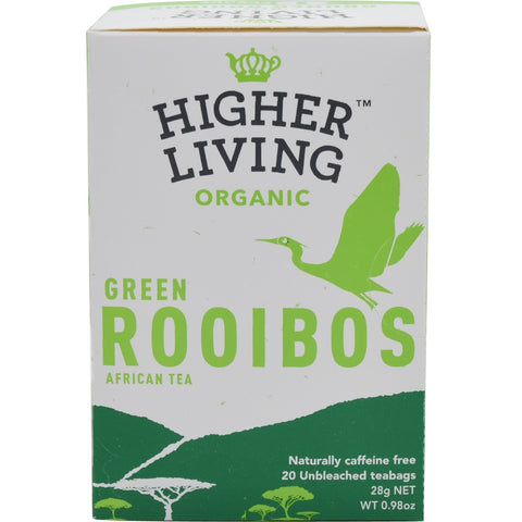 Higher Living Organic Tea -  Green Rooibos 28g (20 Teabags)
