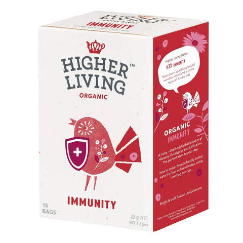 Higher Living Organic Tea - Immunity 25g (15 Teabags)