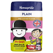 Homepride Plain Pre-Sieved Flour 1.5kg bag