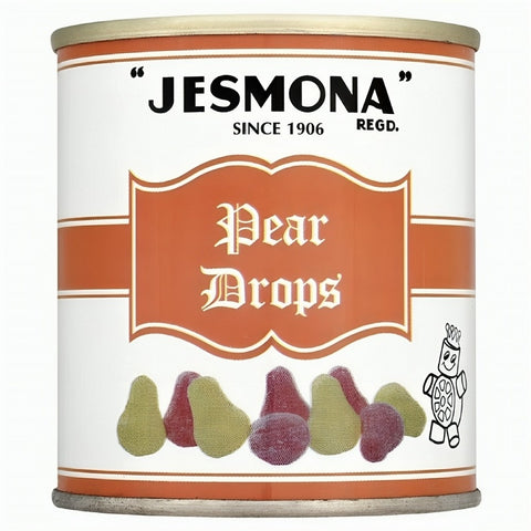 Jesmona Pear Drops Sweets Tin 250g