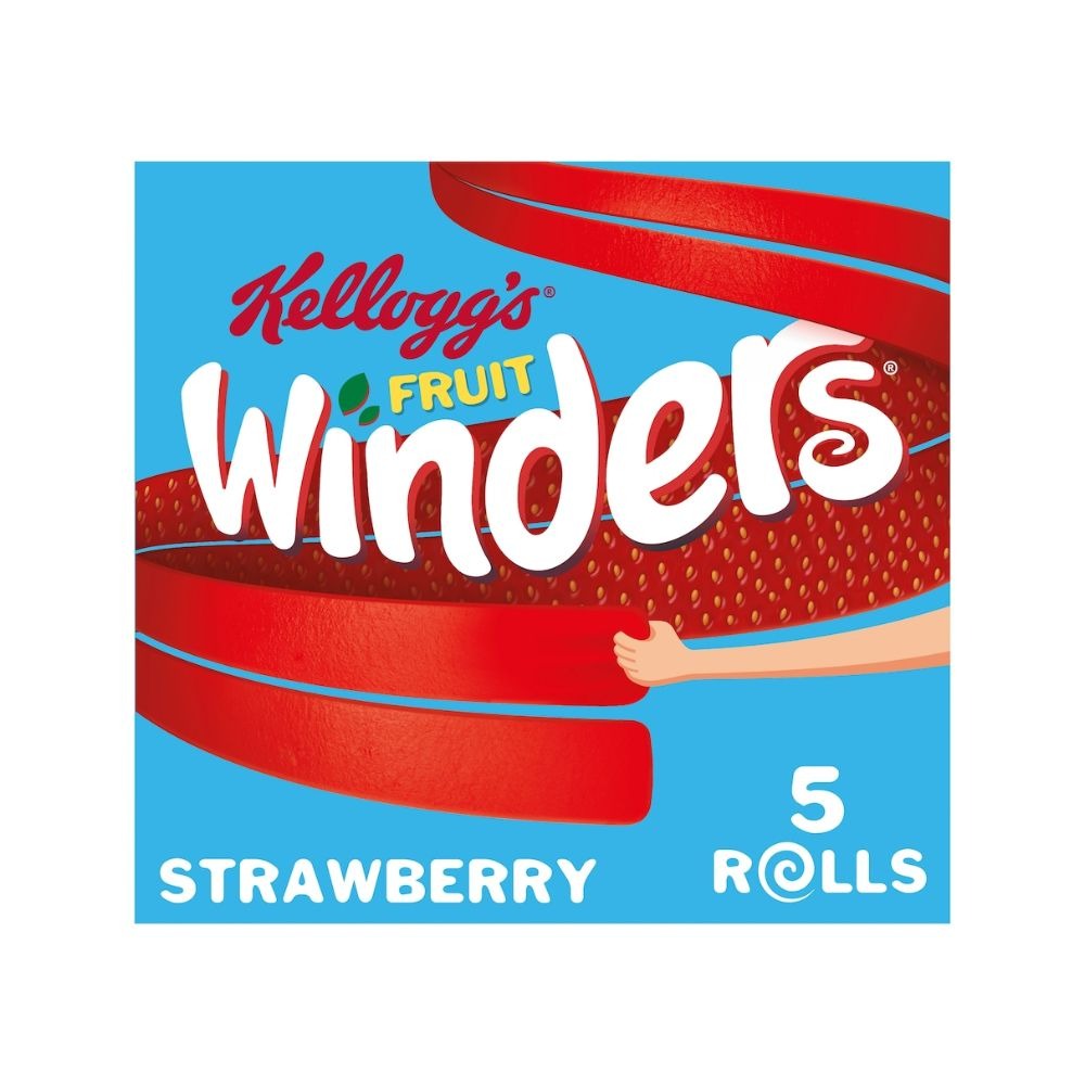 Kellogg's Fruit Winders Rolls Strawberry (5x17g)
