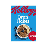 Kellogg's Bran Flakes 375g – crispy wheat bran breakfast cereal with a classic crunchy texture.