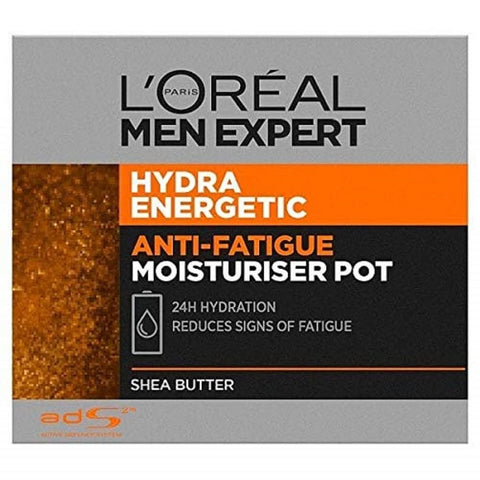 L'Oreal Paris Men Expert Hydra Energetic Anti-Fatigue Shea Butter Moisturizing Cream for Men 50ml