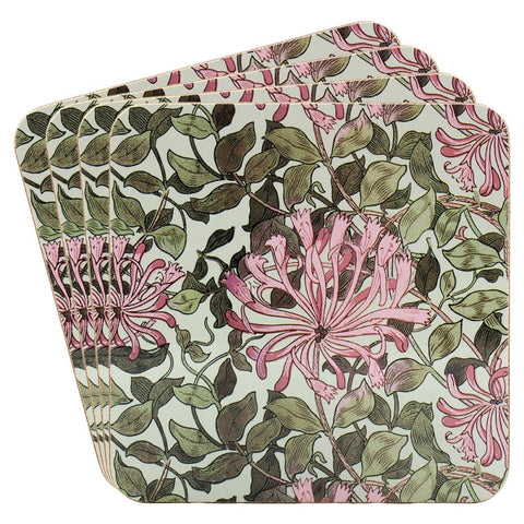 Lesser & Pavey Honeysuckle Coasters Set of 4 - British Food Supplies