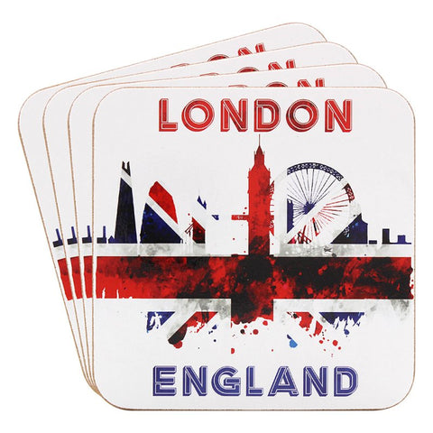 Lesser & Pavey London Skyline Coasters s4 - British Food Supplies
