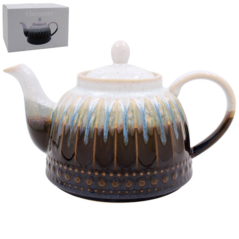 Lesser & Pavey Reactive Glaze Tea Pot #LP74423