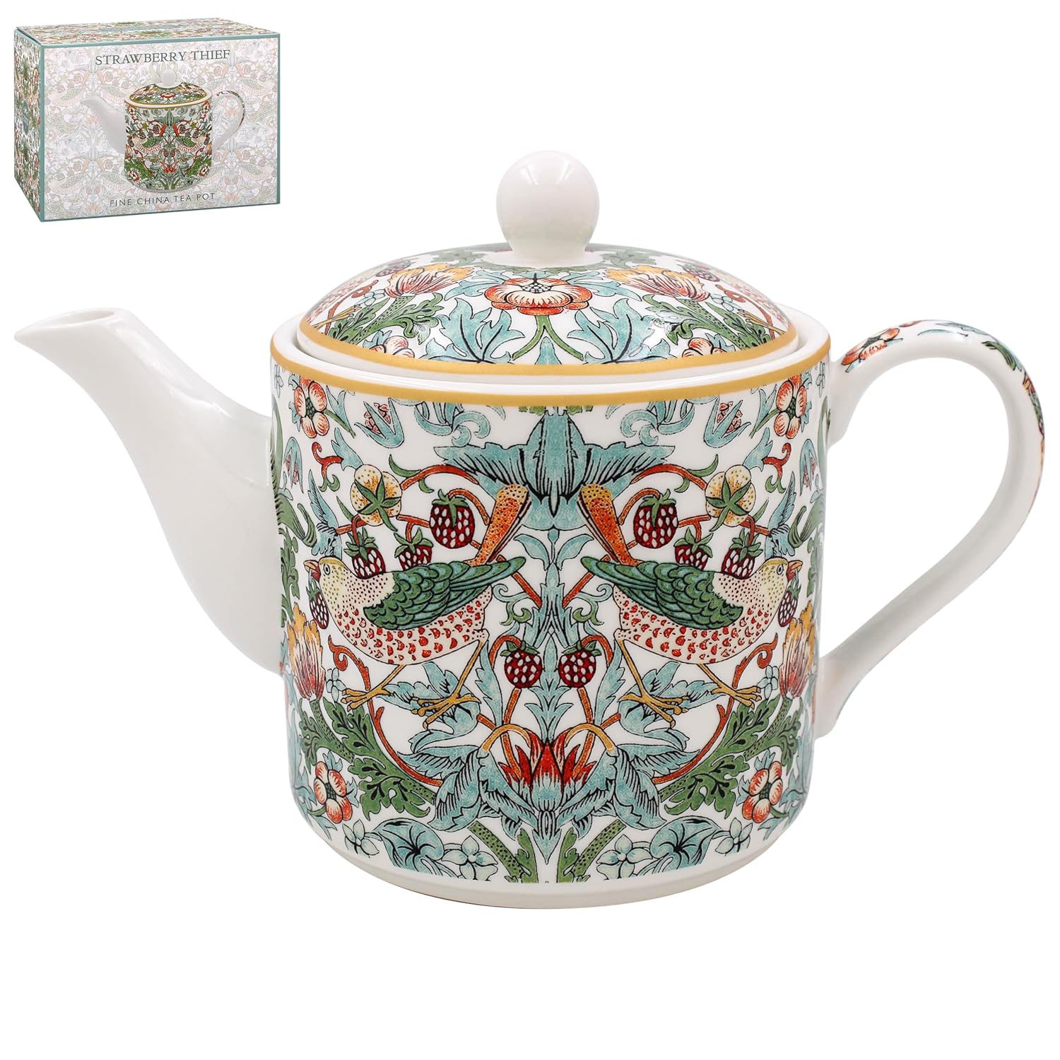 Lesser & Pavey Strawberry Thief Tea Pot (LP96163)