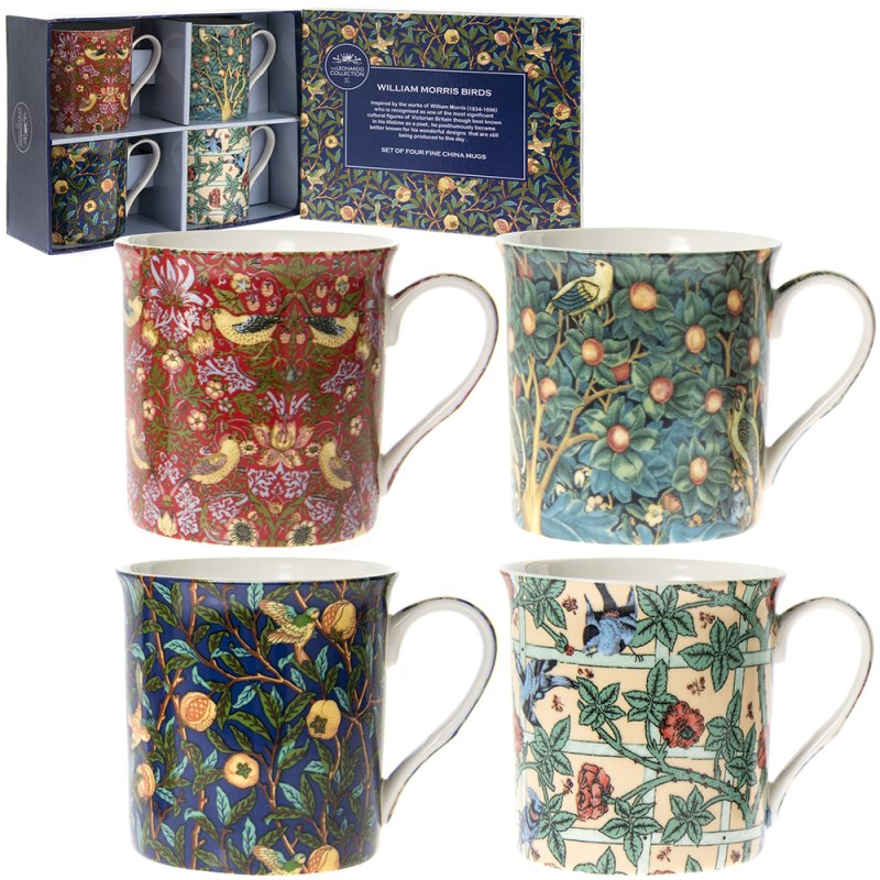 Lesser & Pavey William Morris Mugs Set Of 4 product image