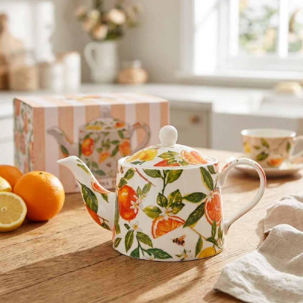 Lesser & Pavey Oranges & Lemons Tea Pot decorative teapot kitchen gift product image