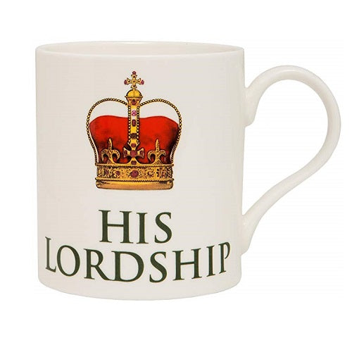 Lesser & Pavey His Lordship Fine China Mug, White