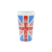 Lesser & Pavey Keep Calm Union Jack Travel Mug