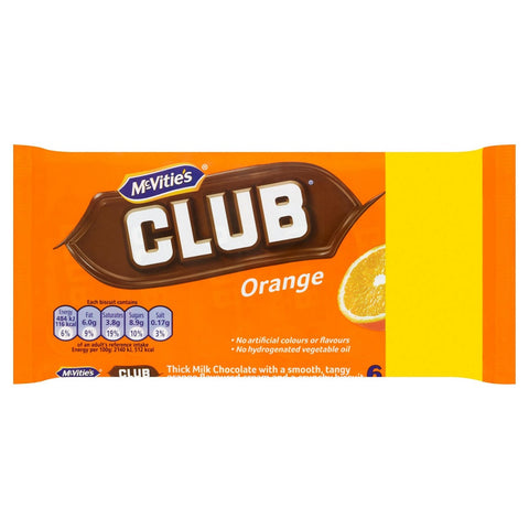 McVities Club Orange Biscuits 6pk