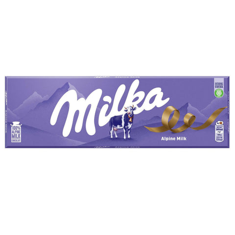Milka Alpine Milk Chocolate Bar Pouch 270g - British Food Supplies