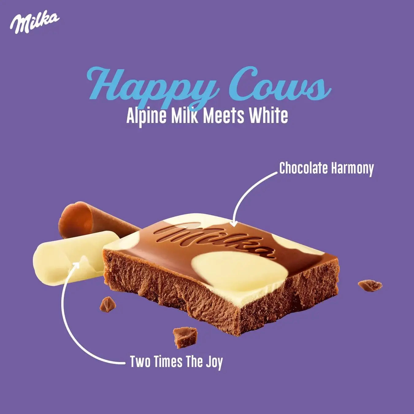 Milka Alpine Happy Cow Chocolate Bar 100g
