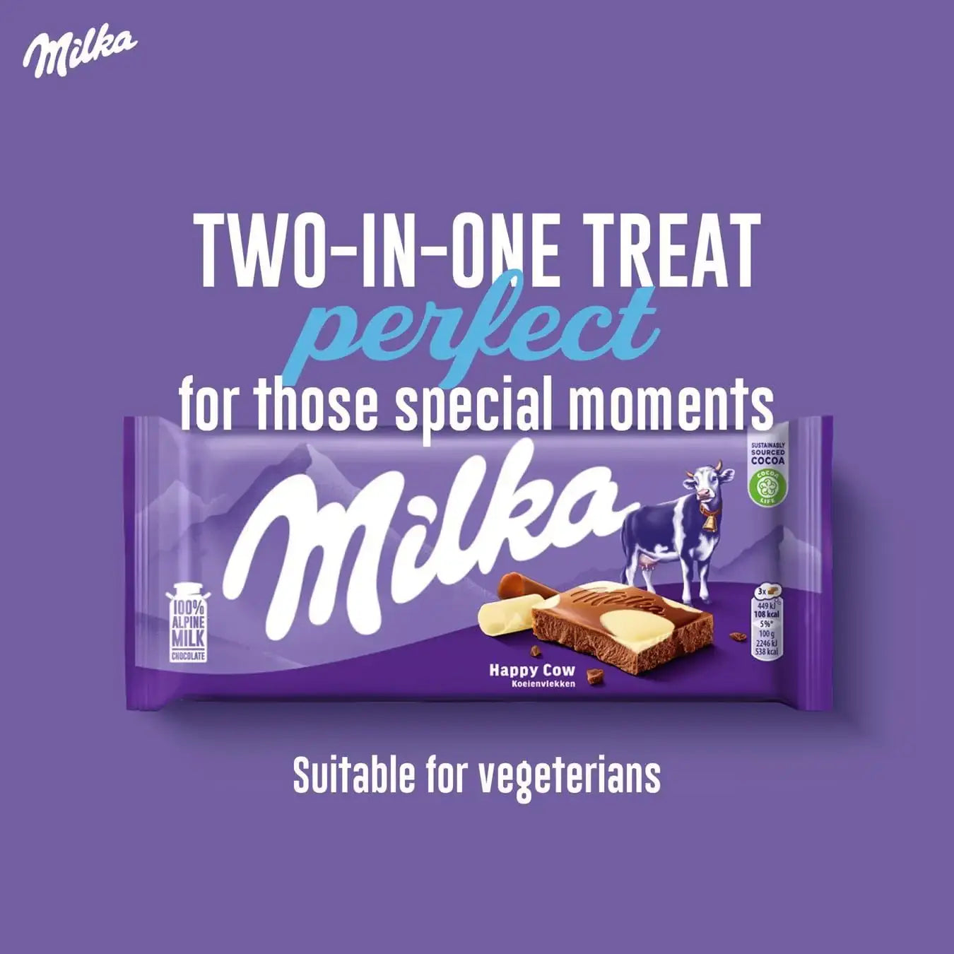 Milka Alpine Happy Cow Chocolate Bar 100g