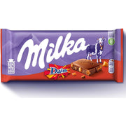 Milka Alpine Daim Milk Chocolate Bar 100g