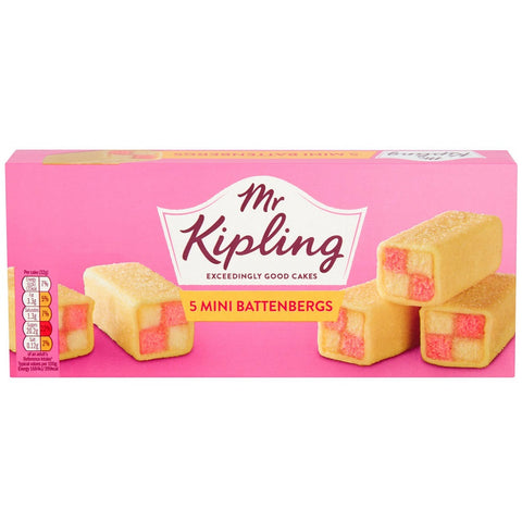 Mr Kipling Mini Battenberg Cake 5pk - 164g