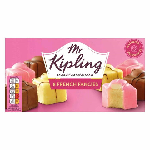 Mr Kipling French Fancies 8pk - 201g - British Food Supplies