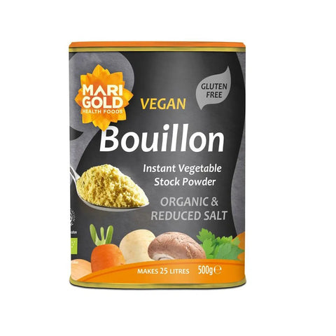 Marigold Organic & Reduced Salt Vegan Bouillon Powder 500g