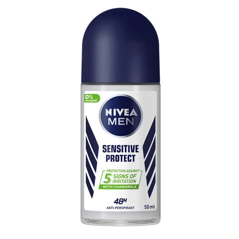Nivea For Men Sensitive Protect 48h Anti-perspirant Roll-On Deodorant 50ml