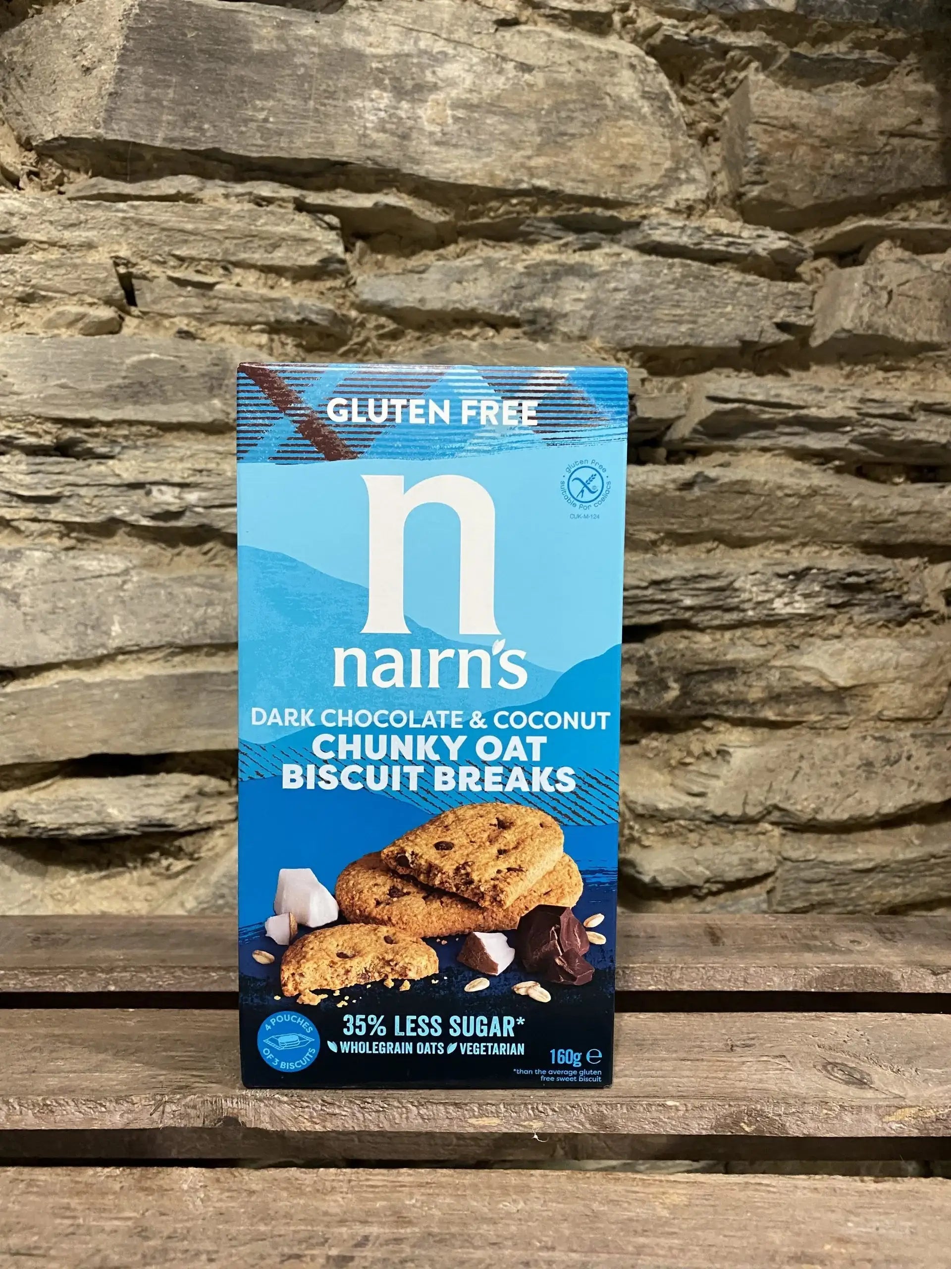 Nairn's Gluten Free Dark Chocolate & Coconut Biscuit Break Chunky 160g