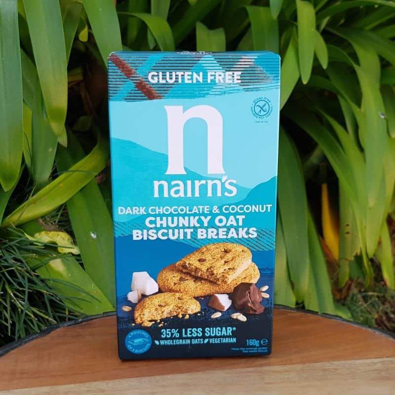 Nairn's Gluten Free Dark Chocolate & Coconut Biscuit Break Chunky 160g