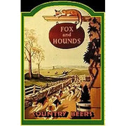 Pub Paraphernalia Fox & Hounds Mini Pub Sign Size 15x10cm