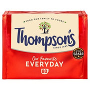 Thompson's Our Favourite Everyday 80 tea bags, classic British black tea 250g box