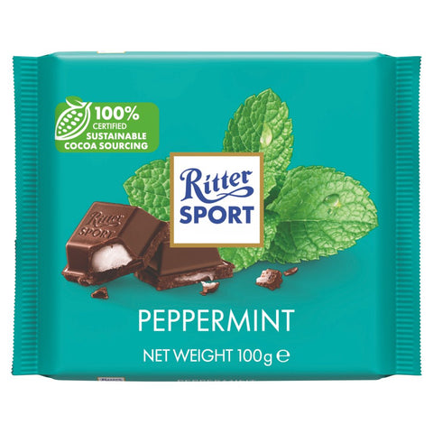 Ritter Sport Dark Chocolate Peppermint 100G