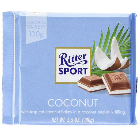 Ritter Sport Milk Chocolate with Coconut 100g