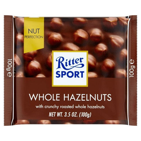 Ritter Sport Milk Chocolate with Whole Nut 100g