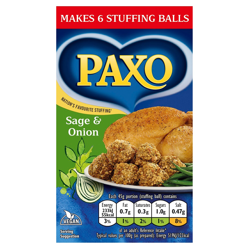 Paxo Sage & Onion Stuffing Mix 85g product image