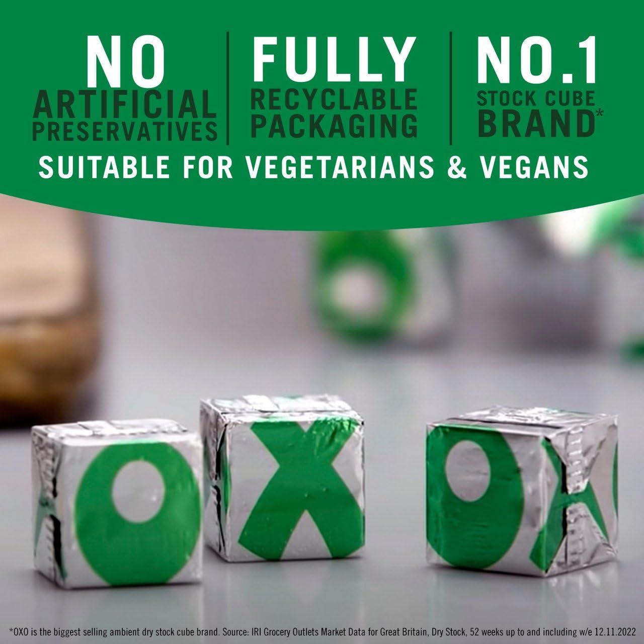 OXO Vegetable Stock Cubes 12pk – British Food Supplies
