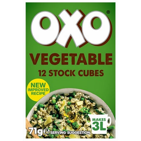 OXO 12 Vegetable Stock Cubes 71g