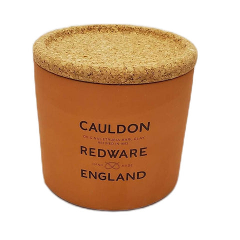 Cauldon Redware Medium Storage Jar in Terracotta Brown with Logo