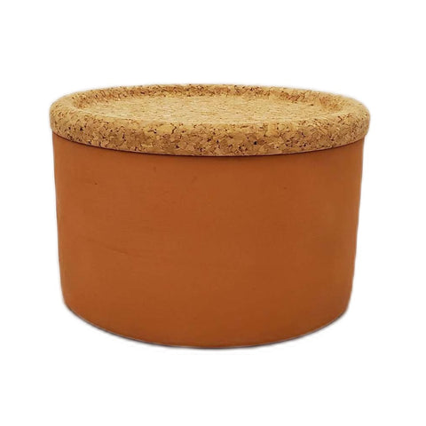 Cauldon Redware Small Plain Storage Jar in Terracotta Brown