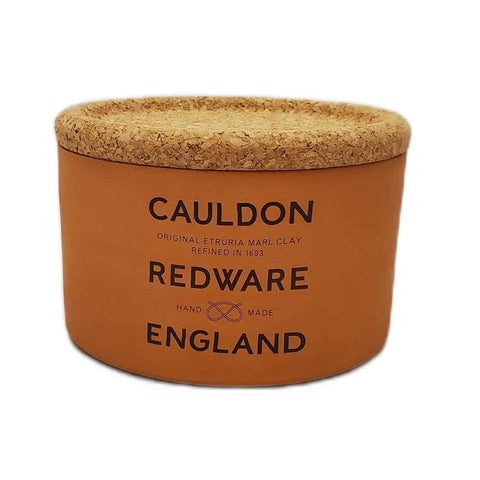Cauldon Redware Small Storage Jar with Logo in Terracotta Brown - British Food Supplies