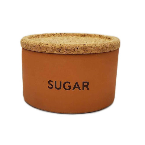Cauldon Redware Small Sugar Storage Jar in Terracotta Brown - British Food Supplies
