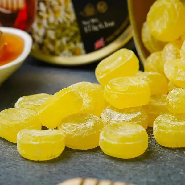 Simpkins Honey & Lemon Drops with Chamomile Flavor Candy 175g