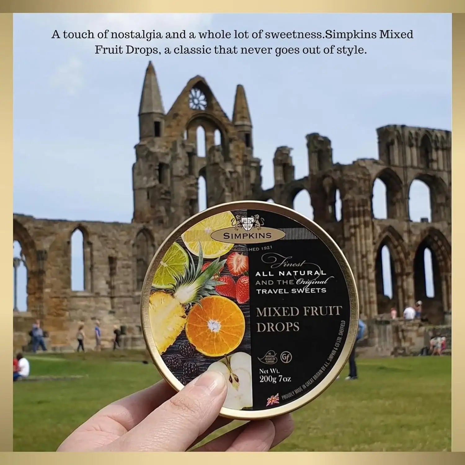 Simpkins Travel Sweet, Mixed Fruit Drops, 200g