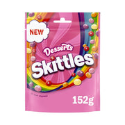 Skittles Vegan Dessert Flavoured Candy Bag 152g Fruity Chewy Sweets Pouch