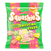 Swizzels Squashies Sour Shooting Stars Gums 100g (Pack of 1)